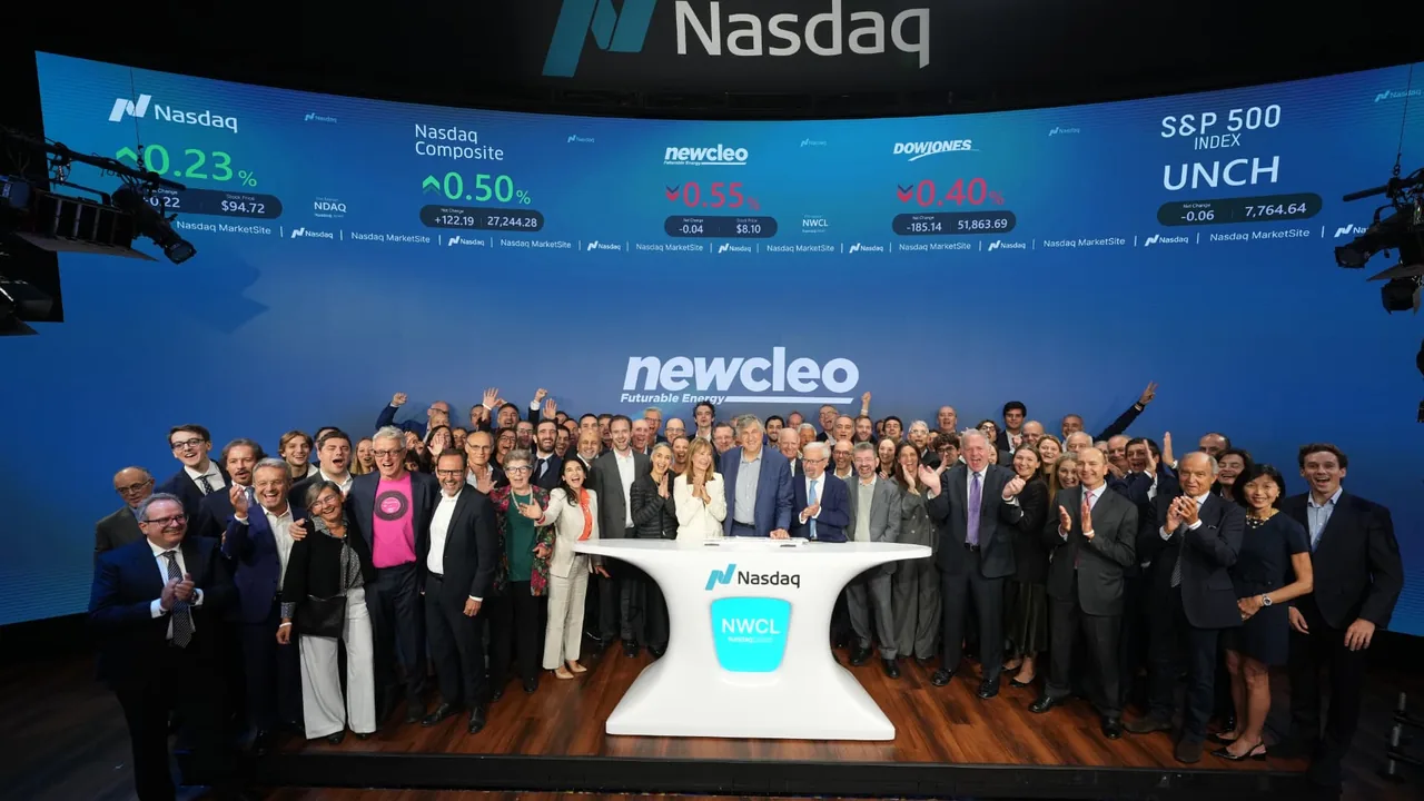 Cerimonia di quotazione al NASDAQ di New York